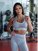 Nahtloser BH SLIM PUSH UP K079 grau MITARE