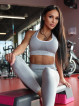 Biustonosz bezszwowy SLIM PUSH UP K079 szary MITARE