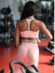 Seamless leggings SLIM PUSH UP K078 salmon MITARE