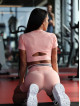 Shorts SLIM PUSH UP K116 salmon MITARE