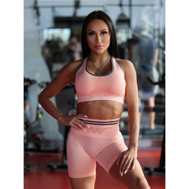 Pantalón corto SLIM PUSH UP K116 salmón MITARE