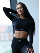 Crop top HYPNOTIZE K129 black MITARE