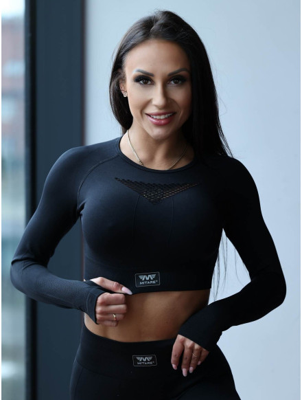 Crop top HYPNOTIZE K129 nero MITARE