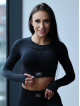 Crop top HYPNOTIZE K129 negro MITARE