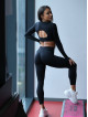 Crop top HYPNOTIZE K129 negro MITARE