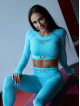 Shaping slimming leggings PUSH UP HYPNOTIZE K130 turquoise MITARE