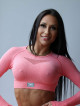 Crop top HYPNOTIZE K129 różowy MITARE