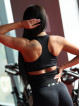 Shorts sin costuras PUSH UP MAX ANGEL K077A negro MITARE