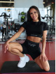 Shorts SLIM PUSH UP K116 black MITARE