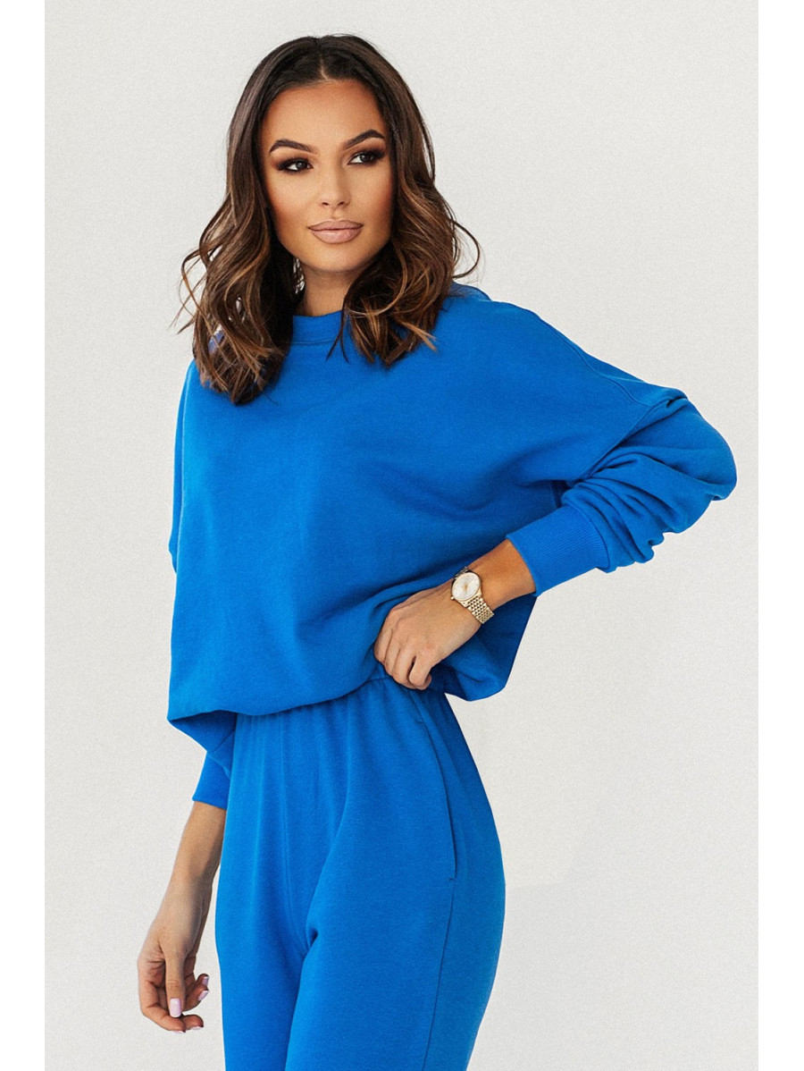 Niebieska bluza oversize morelli