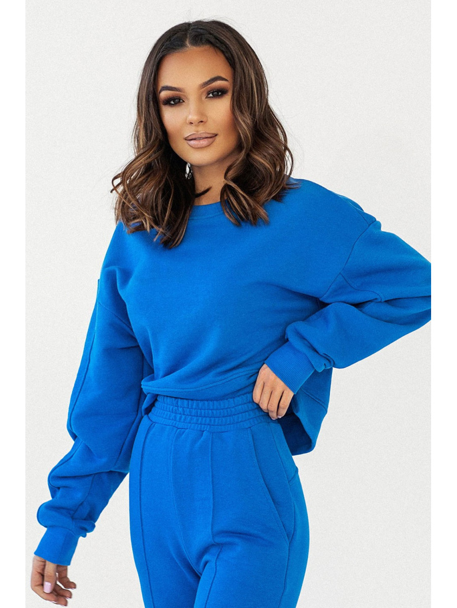 Niebieska krótka bluza lamia